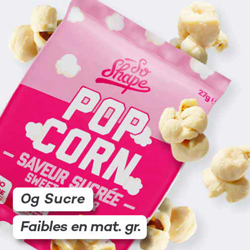 PACK PROTÉINÉ - 12× Sachets Smart Pop Corn - Image 3